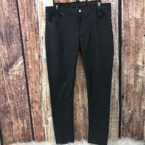 H&M Brown Alligator Skinny Jeans 14
